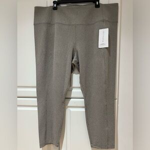 Athleta Delancey Herringbone Tight Leggings Pants Size 3X NWT